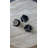 Black Marble Coaster With Leather Holder