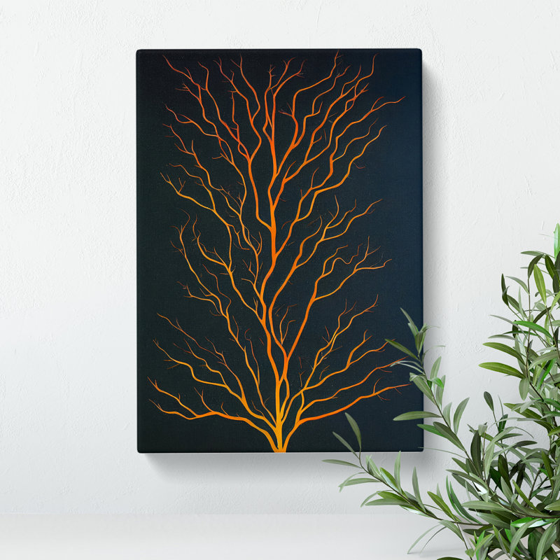 Classical Tree Art No.3 - Wrapped Canvas, 50cm H x 35cm W