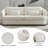 Mariko Beige Linen Sofa w/2 Pillows