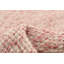 Tapis rose en laine tressé à la main Baltierra