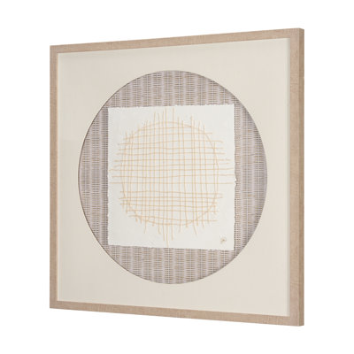 String Net a Handmade Original Framed 3D Textured Artwork under Glass