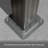 Outdoor Aluminum Patio Gazebo with Galvanized Steel Double Roof-95100301-86592666