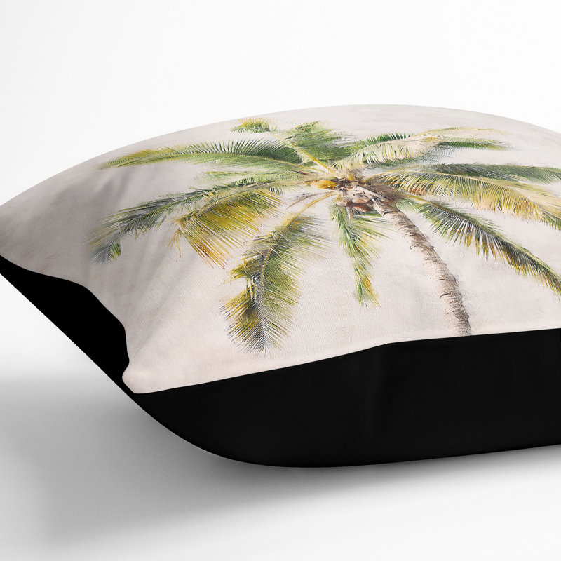 Square Throw Cushion, Black, 40cm H x 40cm W x 15cm D