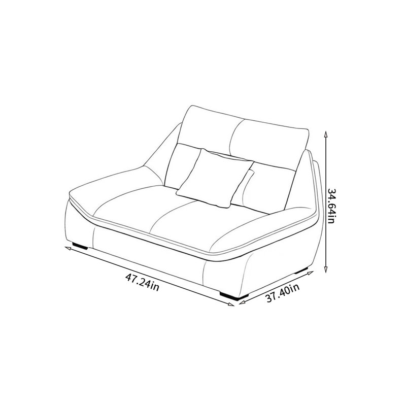 Canapé moderne et confortable