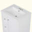 Meuble-lavabo de 24 po avec rangement, tablette réglable, panneau de fibres à densité moyenne et bois d'hévéa, cloisons amovibles-378220162