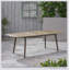 Table de salle à manger d'extérieur extensible en bois d'acacia