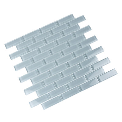 11.9"X 11.9" Polished Glass Brick Tile
