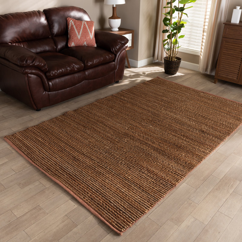 Tapis brun tissé à la main Dahlquist