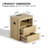 19.7'' W Nightstand With Bluetooth Speaker, Motion Sensor, Led Lights And Wireless Charge-1551193430