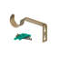  Supports fixes pour tringles à rideaux - pour tringles de 1 ou 1 1/8 pouce. Ensemble de 2 - or chaud-1257168137