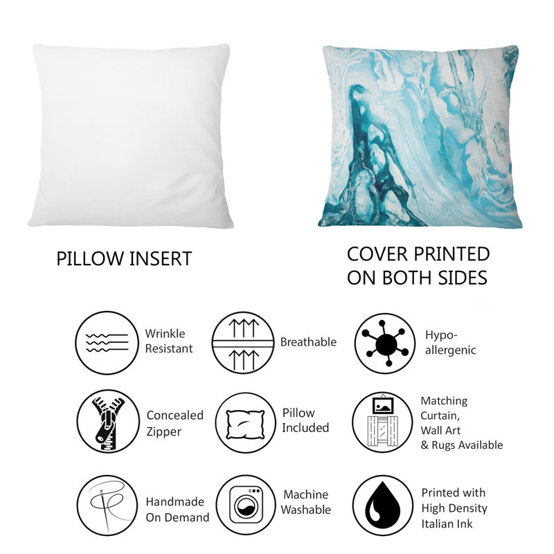 Coussin Blue Wave