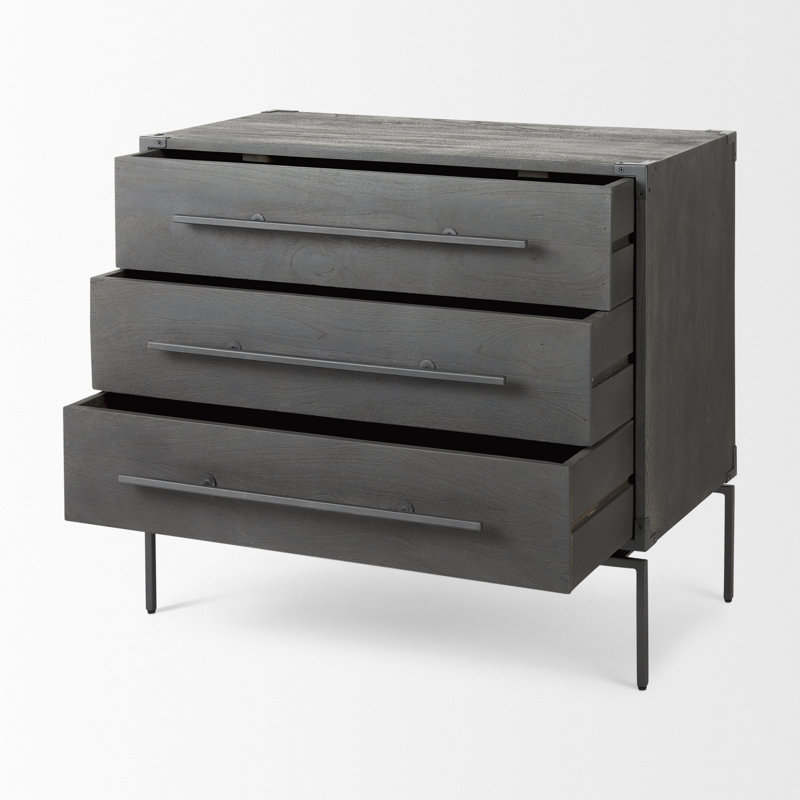 Commode 3 tiroirs Saphira