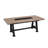 Cargo Extendable Solid Wood Base Dining Table