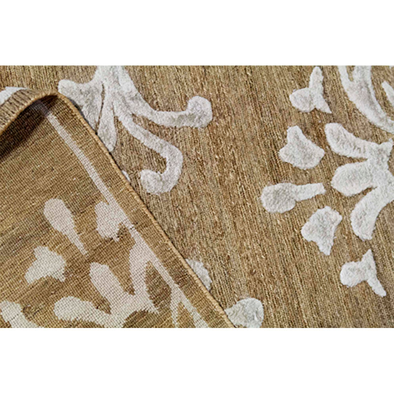 Himalayan Damask Area Rug in Brown