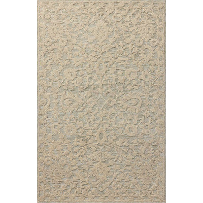 Tapis sauge / ivoire Charlton Home® Galit