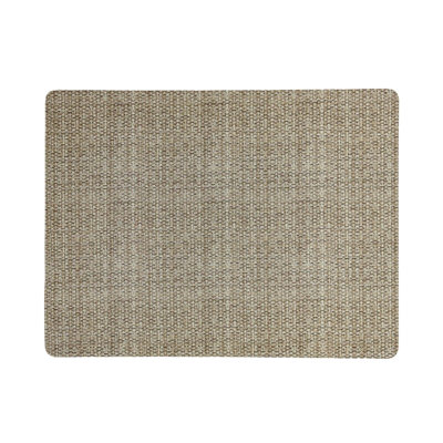 Frieling Sterilla Rectangular Placemat, Tan, 16.5" X 12.5", Set Of 6 In Beige