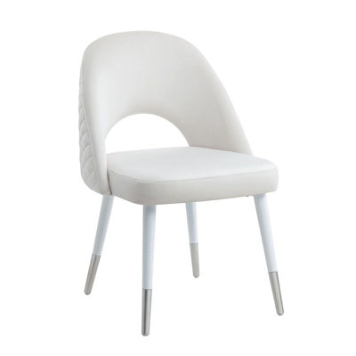 Sierraville Velvet Upholstered Side Chair