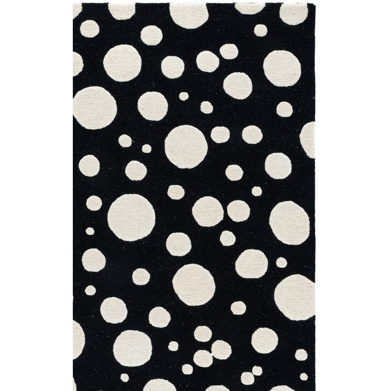 Kavika Polka Dots Indoor Rug, Runner 2'3" x 8'