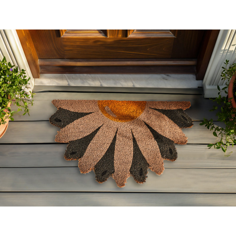 Pera Non-Slip Floral Indoor / Outdoor Doormat