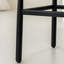 Chaise d'appoint à dossier brun uni (ensemble de 2)-907687048-907687062