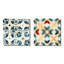 Gongora - Ensemble de 2 collages carrés à formes abstraites-101864788-101864782