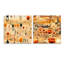 Aubepine - ensemble de 2 art mural en verre acrylique-103929218