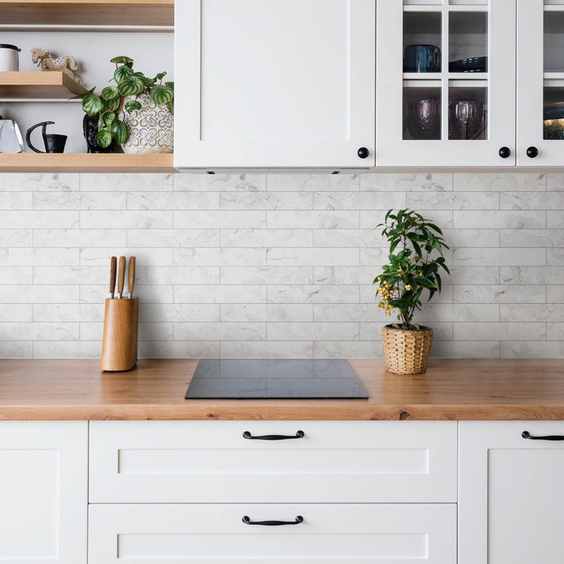 Self Adhesive Vinyl Splashback Wall Panel Sticker Tile Peel Stick 100x50 cm Stone bricks