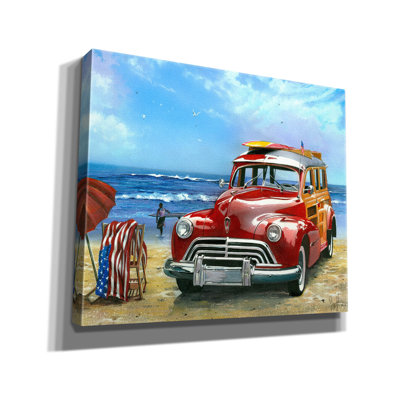 «Surfin Usa» par Scott Westmoreland, art mural sur toile