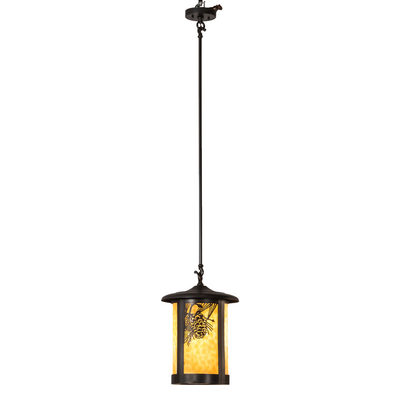 Chloe 1 - Light Craftsman Brown Single Pendant