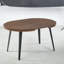 Table extensible, table à manger, table de bureau, table basse, pieds en métal, plateau en bois aggloméré