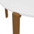 Gales 47" Mid-Century Modern Round Solid Wood Dining Table in White-1877866648