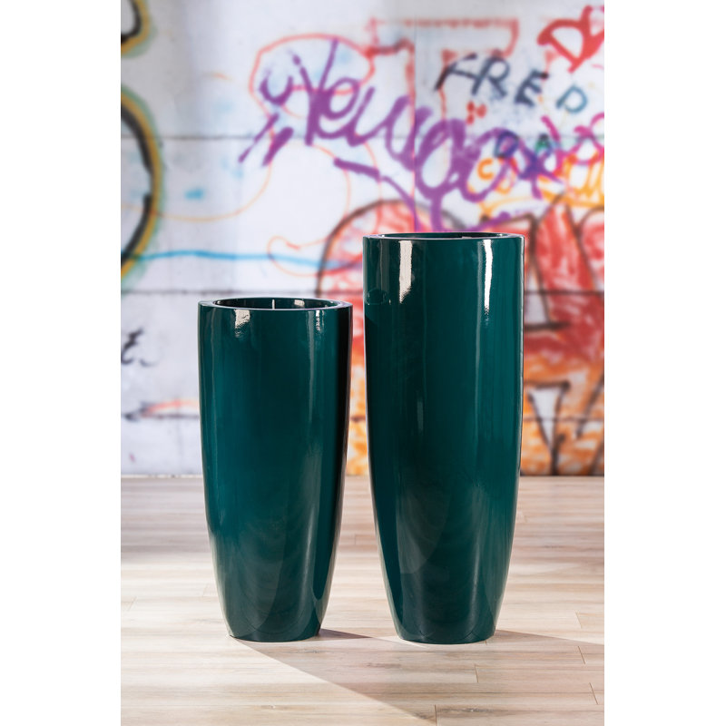 Everli Indoor Flower Pot, Green, 75cm H x 35cm W x 35cm D