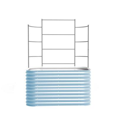 Lit de jardin surélevé 32 po de hauteur 32 po avec treillis 32 po