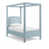 Light Blue Linen Textured Fabric