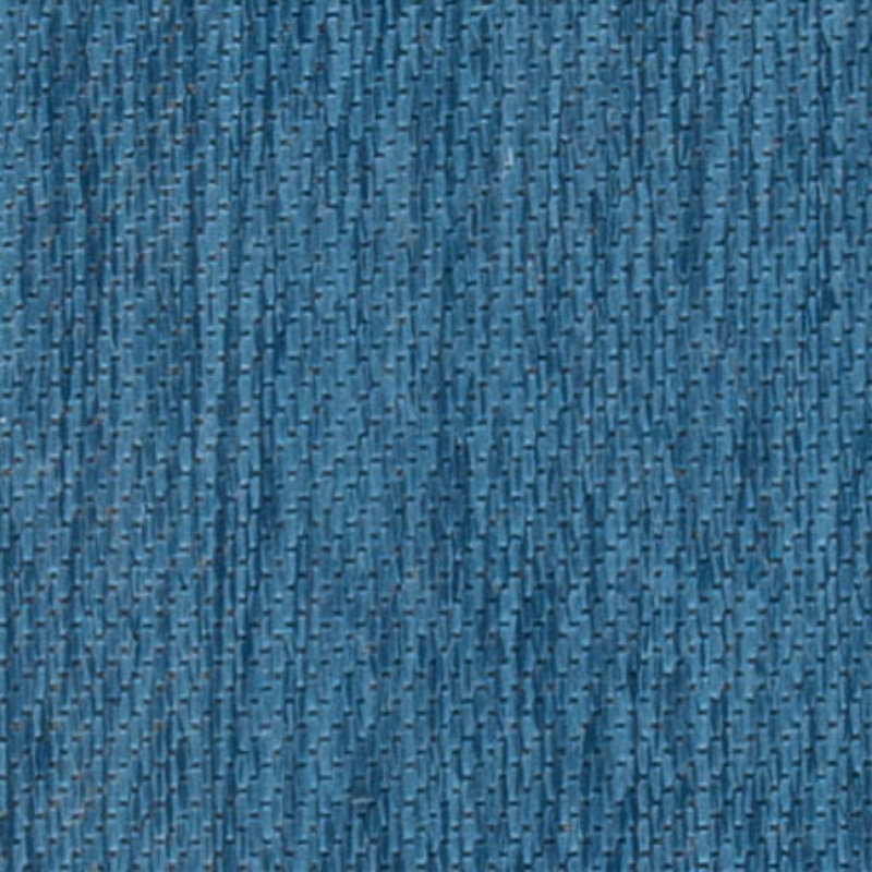 Tapis d'intérieur / extérieur bleu / naturel tissé à plat à la main Arneshia, Rond 5 pi 3 po