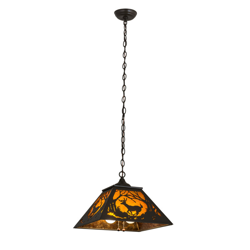 Rustic Lodge 2 - Light Pendant, Timeless Bronze