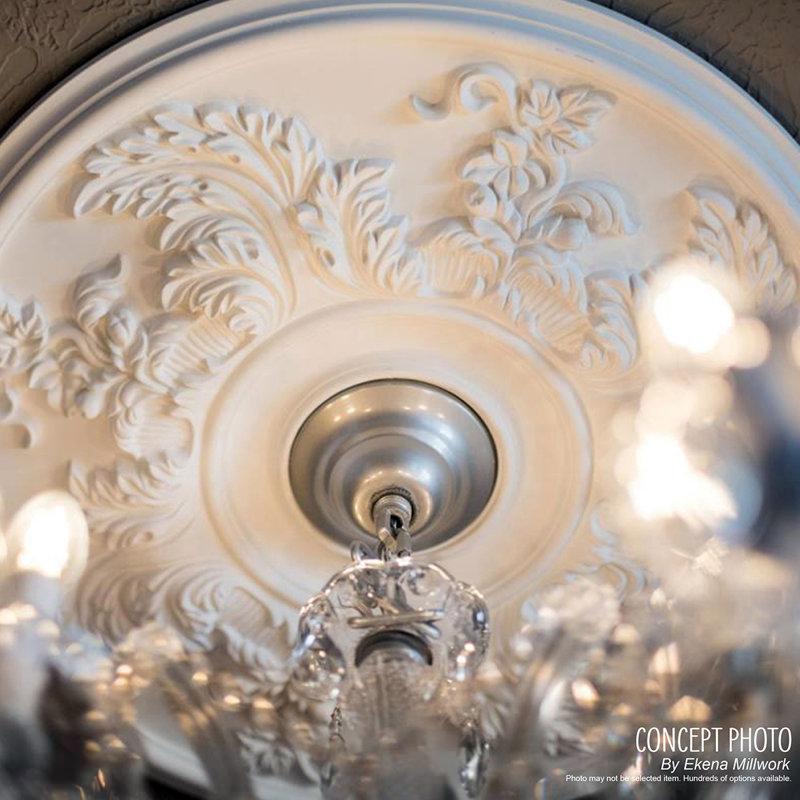 Ultra Pure White High-Density Ceiling Medallion