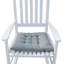 Chaise berçante en bois