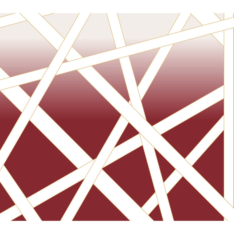 Murale Nastri Shade, Rouge
