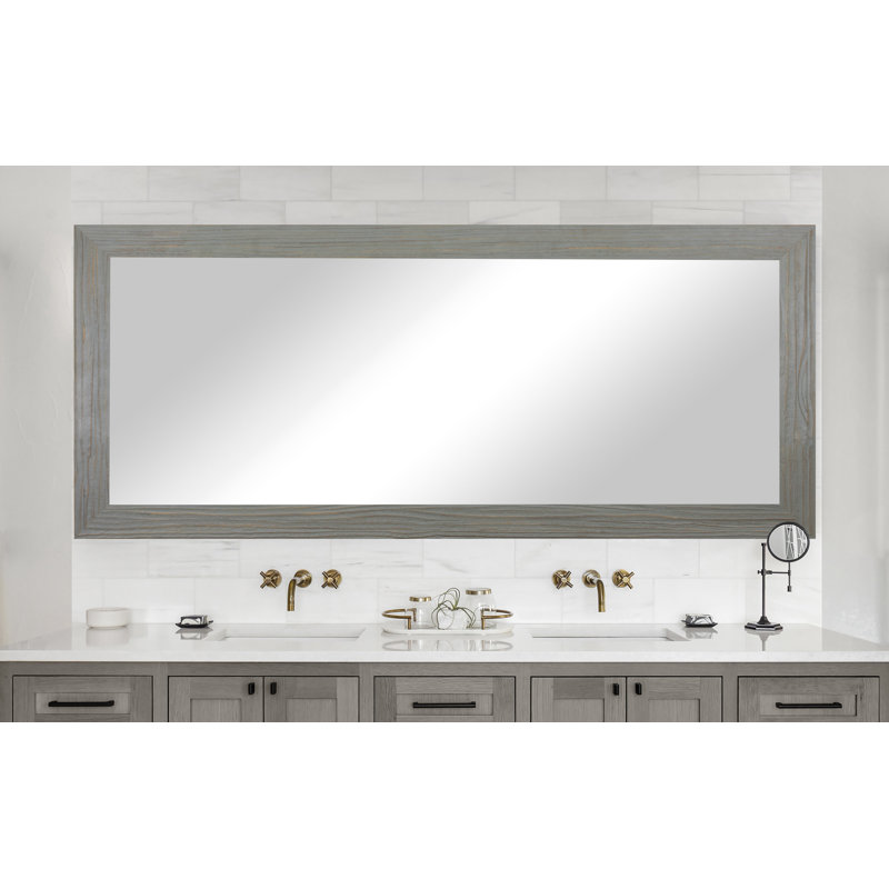 Balmuth Solid Wood Flat Mirror, 39.25" x 61.75"