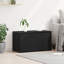 Boîte de rangement vidaXL chêne noir 33,07 x 16,54 x 18,11 po en bois d'ingénierie-1557901681-1557901683