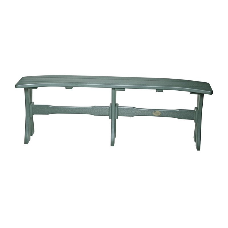 Banc de pique-nique en plastique Carolin, Vert