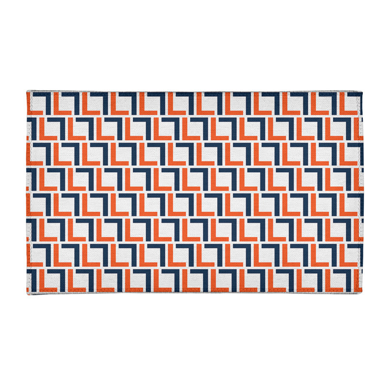 Geometric Indoor Rug, Rectangle 4' x 6'
