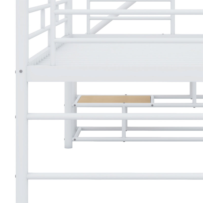Andrra Kids Twin Loft Bed, White