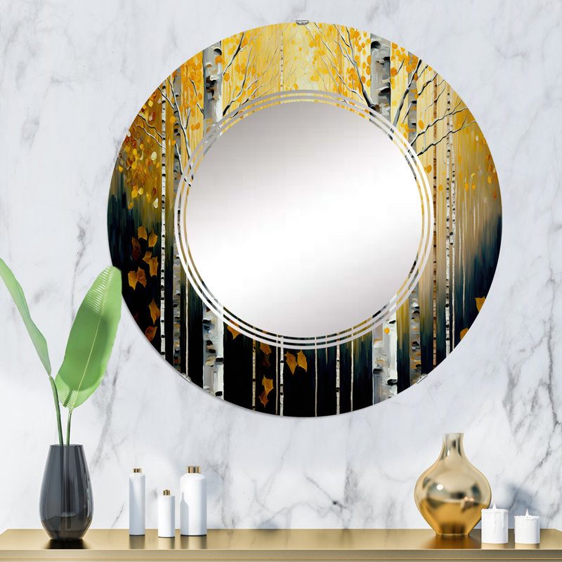 Miroir mural Panchu, 32 po x 32 po