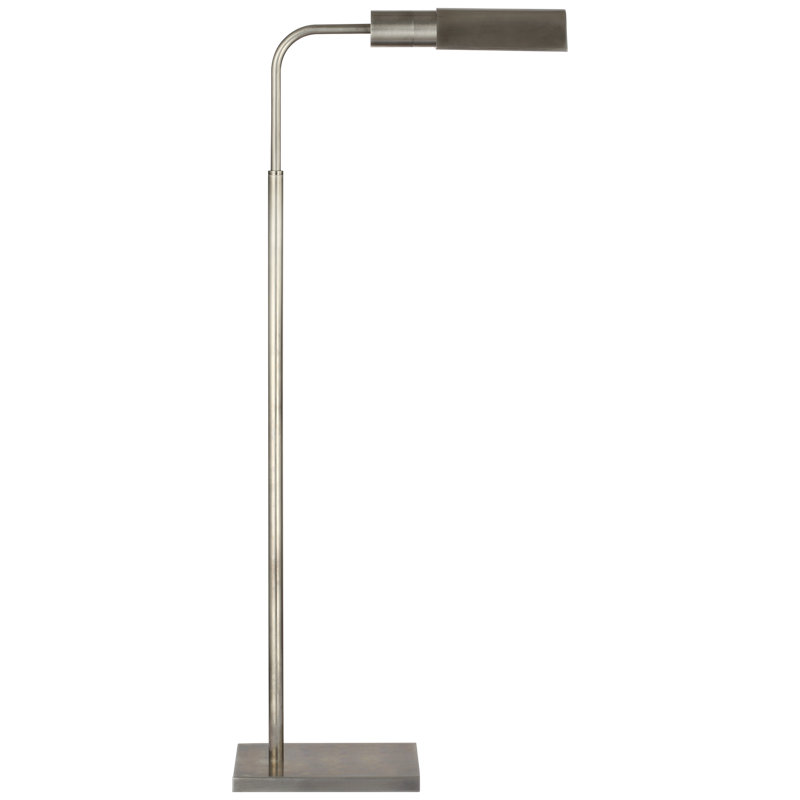 Visual Comfort Adjustable Cordless Pharmacy Floor Lamp, Antique Nickel, Antique Nickel