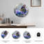 Horloge murale papillon en verre-234937528
