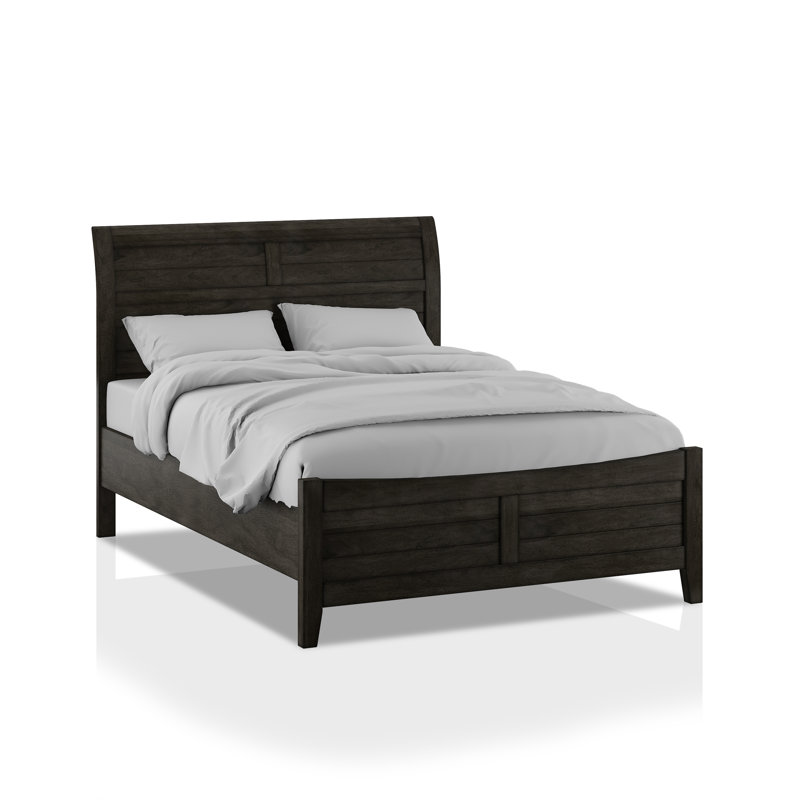 Delonia Solid Wood Standard Bed, King
