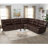 Chelliah 6-Piece Faux Leather Power Reclining Sectional with Console-405073373