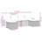 Vidaxl Garden Sofa Set Black